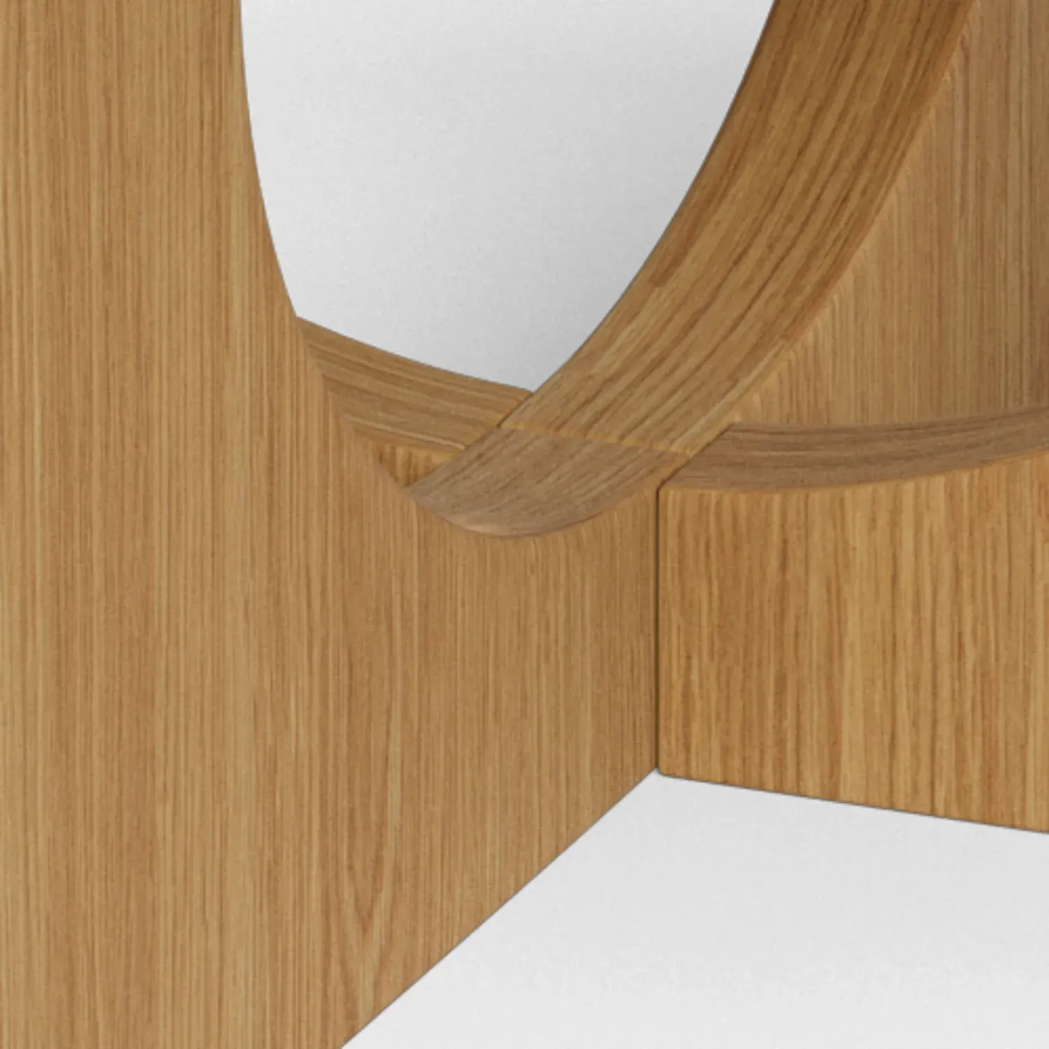 Stolik kawowy FOLEY 80 cm latte mat dąb - H000025791