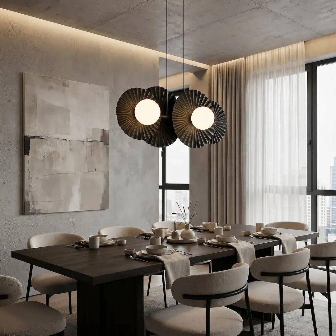 Lampa wisząca UMBRA 4 czarna - 1726/4