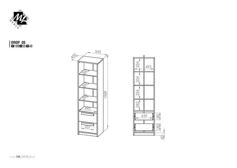 32231-regal-mlodziezowy-drop-05-na-ksiazki-ml-meble