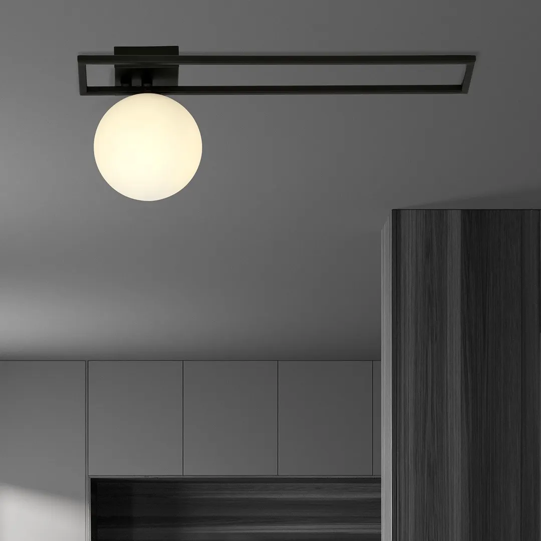 Lampa sufitowa IMAGO 1C czarny biały — zdjęcie 5