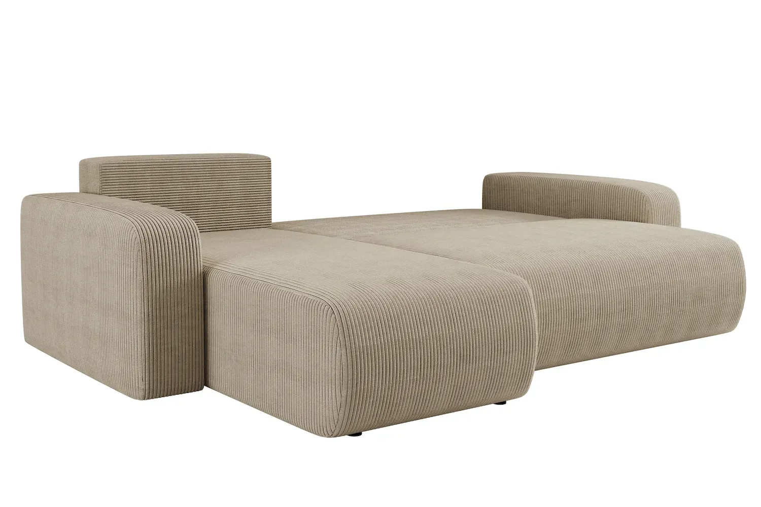 Narożnik uniwersalny PIANO L tkanina Poso 02 cappuccino - NAROZNIK_PIANO_POSO02