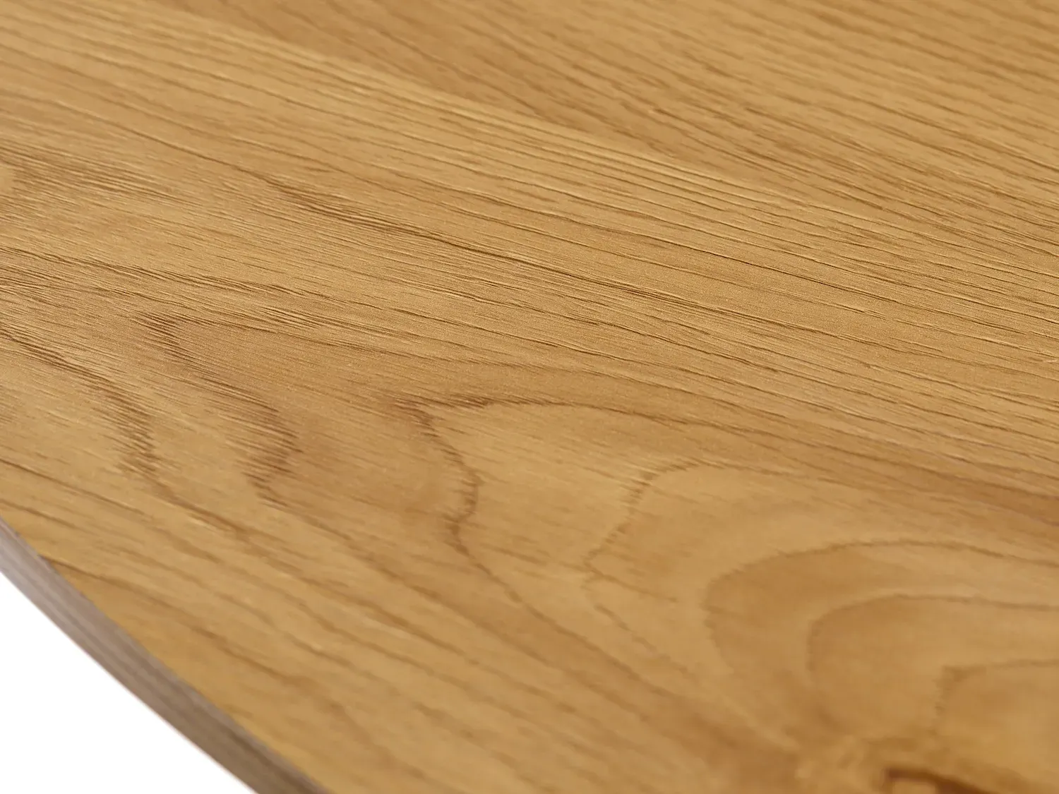 Stół CESURA okrągły Ø100 cm - naturalny, czarny - UN_53190000