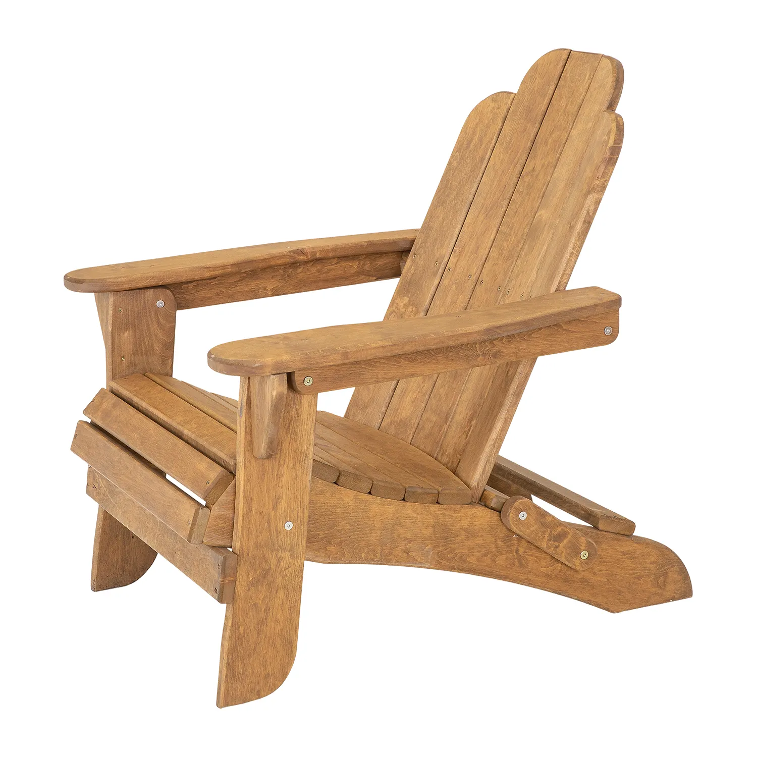 Fotel ogrodowy drewniany TEKSAS olcha kolor dąb - DR_MO119_FOTEL