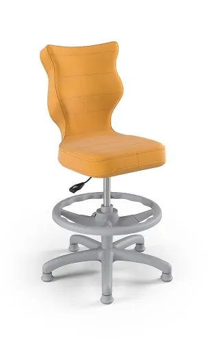 Krzesło dziecięce Petit Szary Velvet 35 rozmiar 4 WK+P Krzesło dziecięce Petit Szary Velvet 35 rozmiar 4 WK+P