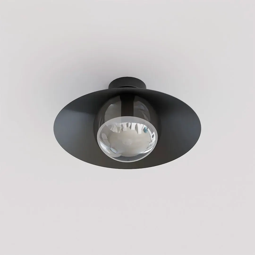 Lampa sufitowa plafon MONO 1S czarna grafit - 1716/1S