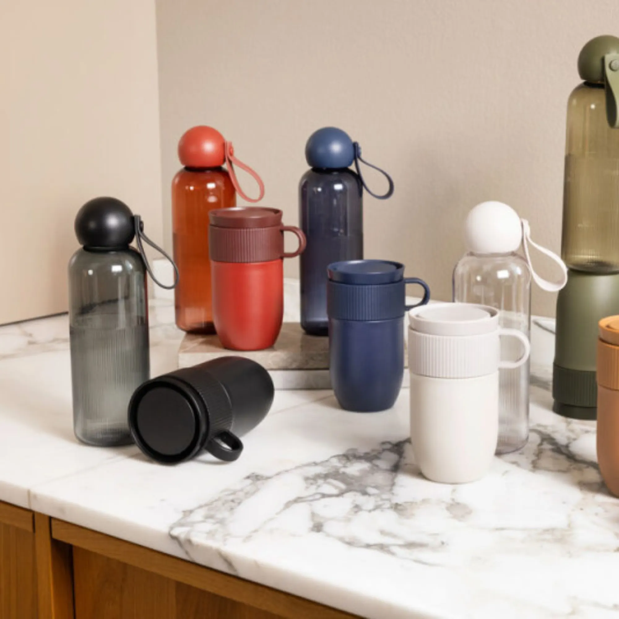 image butelka, bidon, szkło, kolorowy, przezroczysty