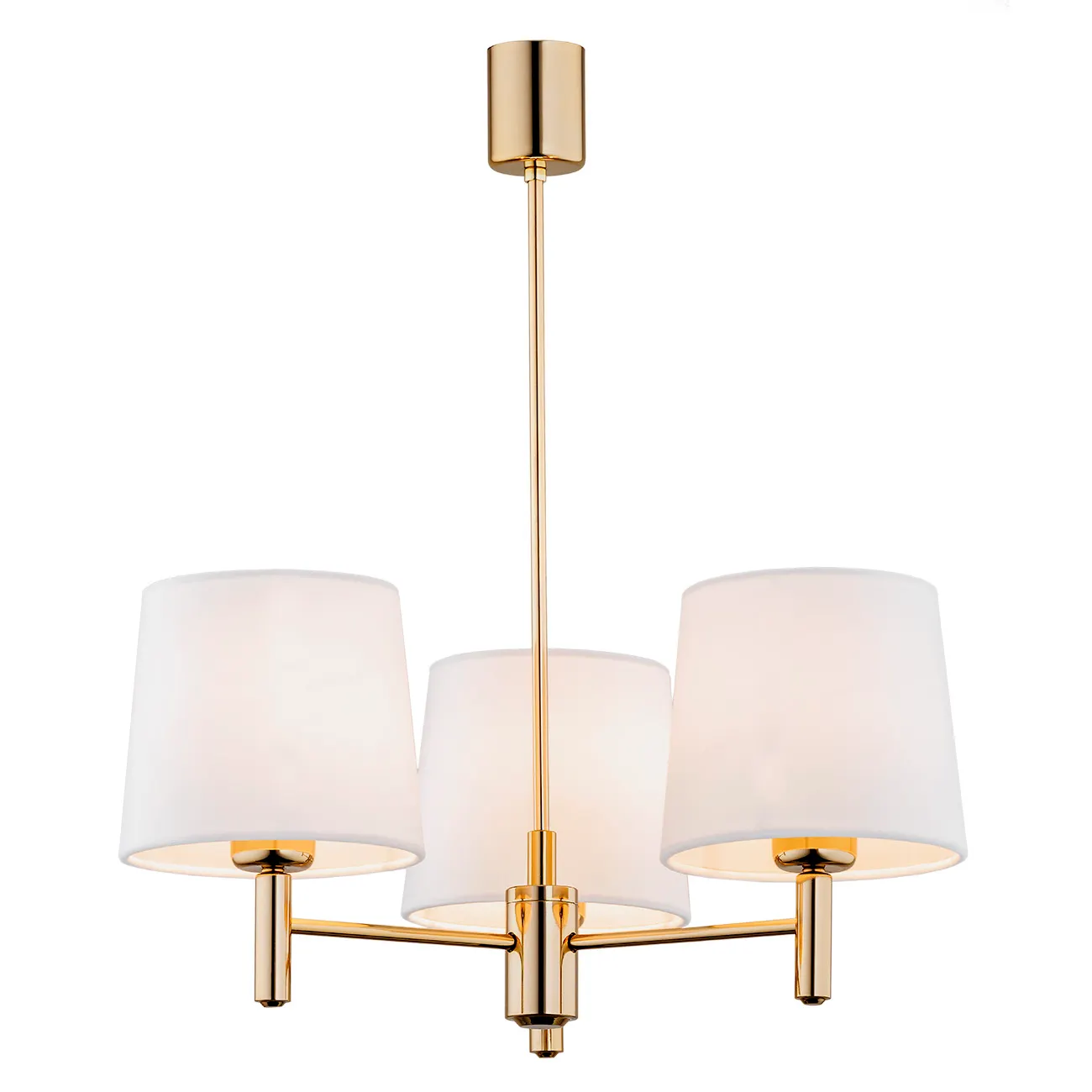 Żyrandol PONTE PLUS metalowy mosiądz śmietankowy 63x47cm Żyrandol PONTE PLUS metalowy mosiądz śmietankowy 63x47cm