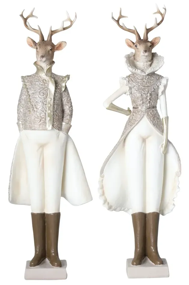 Figurka RENIFER 2 sztuki wielokolorowe Figurka RENIFER 2 sztuki wielokolorowe