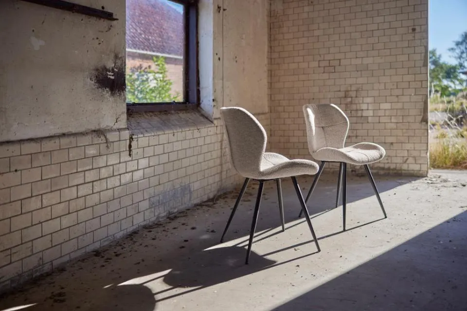 Krzesło Tozzi Beżowy- zam. błyskawiczny, Czarny ( zestaw 2 sztuk ) - 0000098905