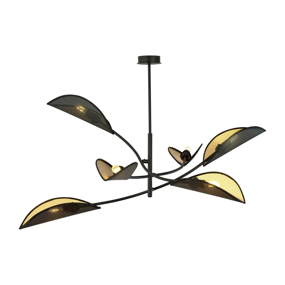 Lampa sufitowa LOTUS Czarny 1106/6