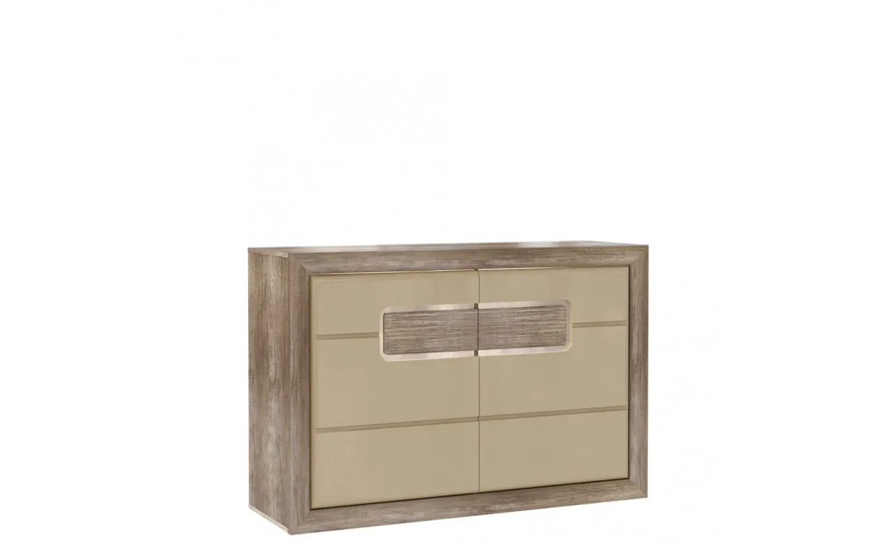 Komoda 2-drzwiowa TIZIANO 134 cm dąb antyczny beżowy Komoda 2-drzwiowa TIZIANO 134 cm dąb antyczny beżowy