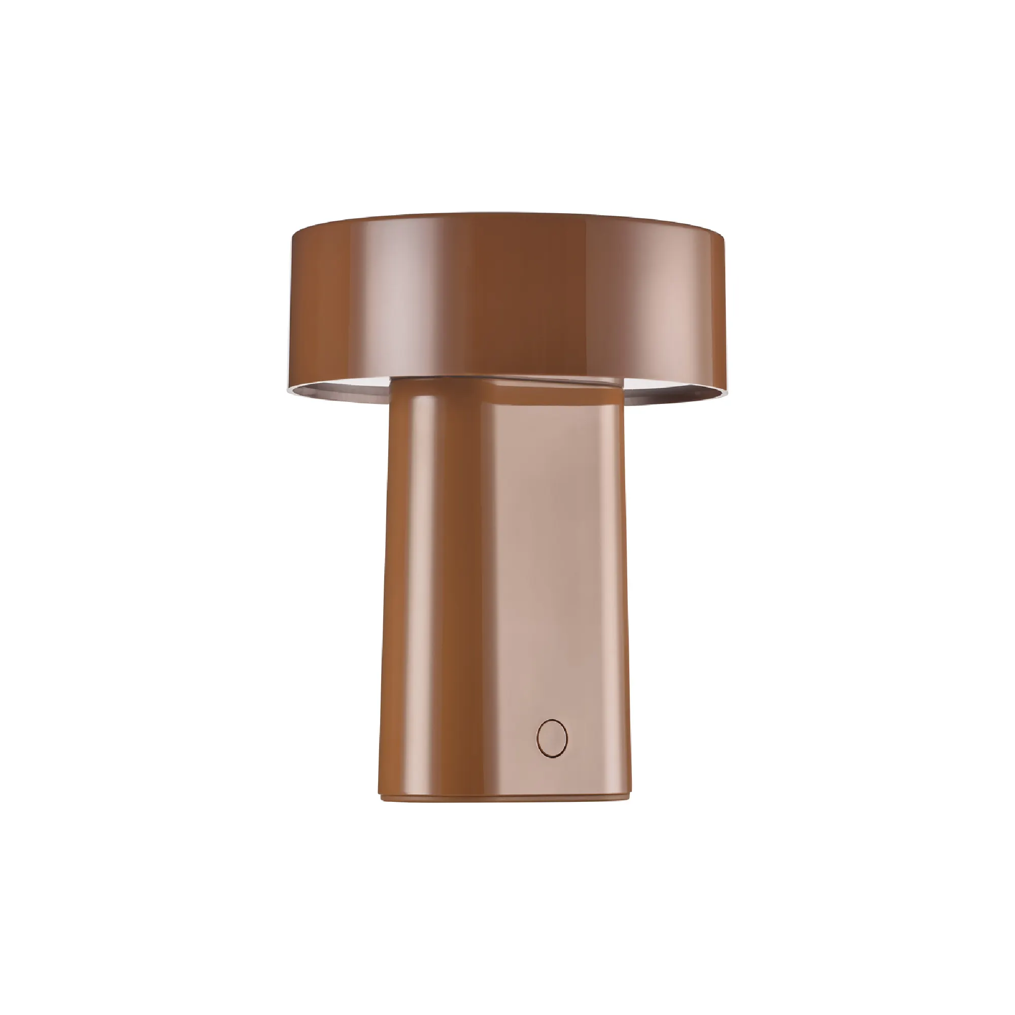 Lampa stołowa Podłużna akumulatorowa z USB brązowa Lampa stołowa Podłużna akumulatorowa z USB brązowa