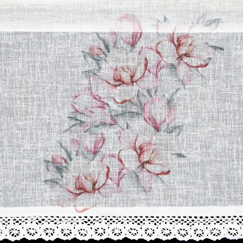 FIRANA GOTOWA SUZY 150X30 CM BIAŁY - EU_378442