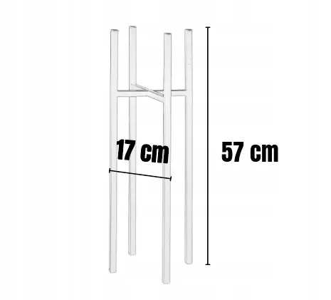 Kwietnik-stojak na donice metalowy ANGERS M czarny - LD_TZ000121