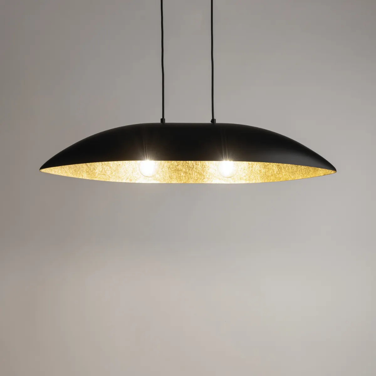 Lampa wisząca GONDOLA M czarno-złota - SI_40633