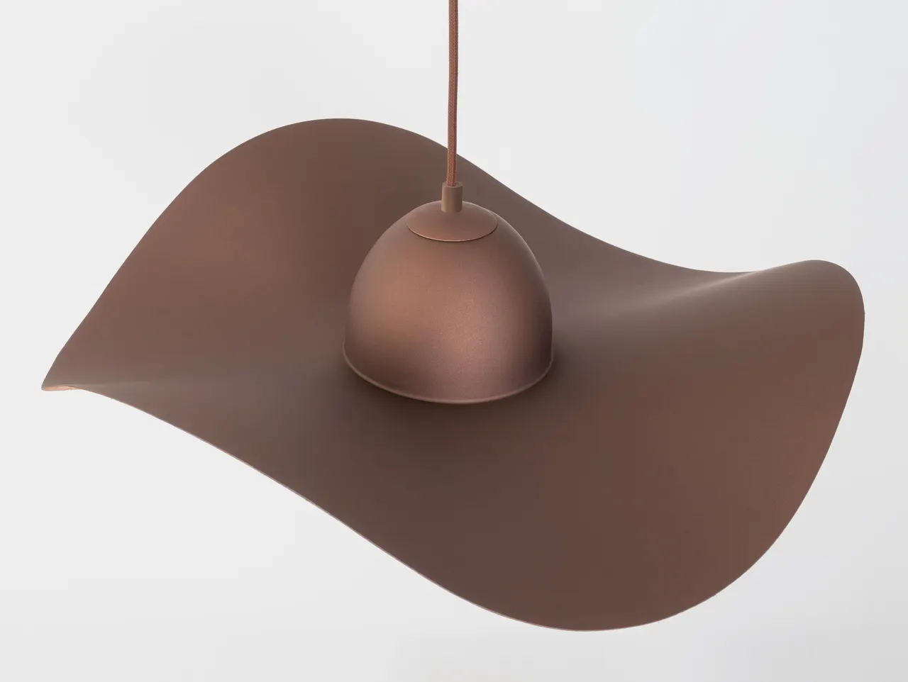 Lampa wisząca KAPELLO M brązowo-miedziana - SI_32352