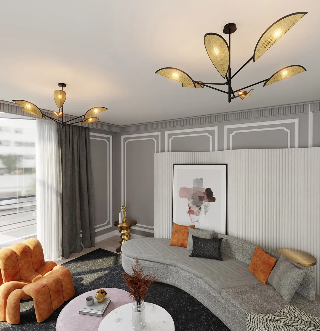 Lampa sufitowa VENE Czarny 1160/6 - 1160/6