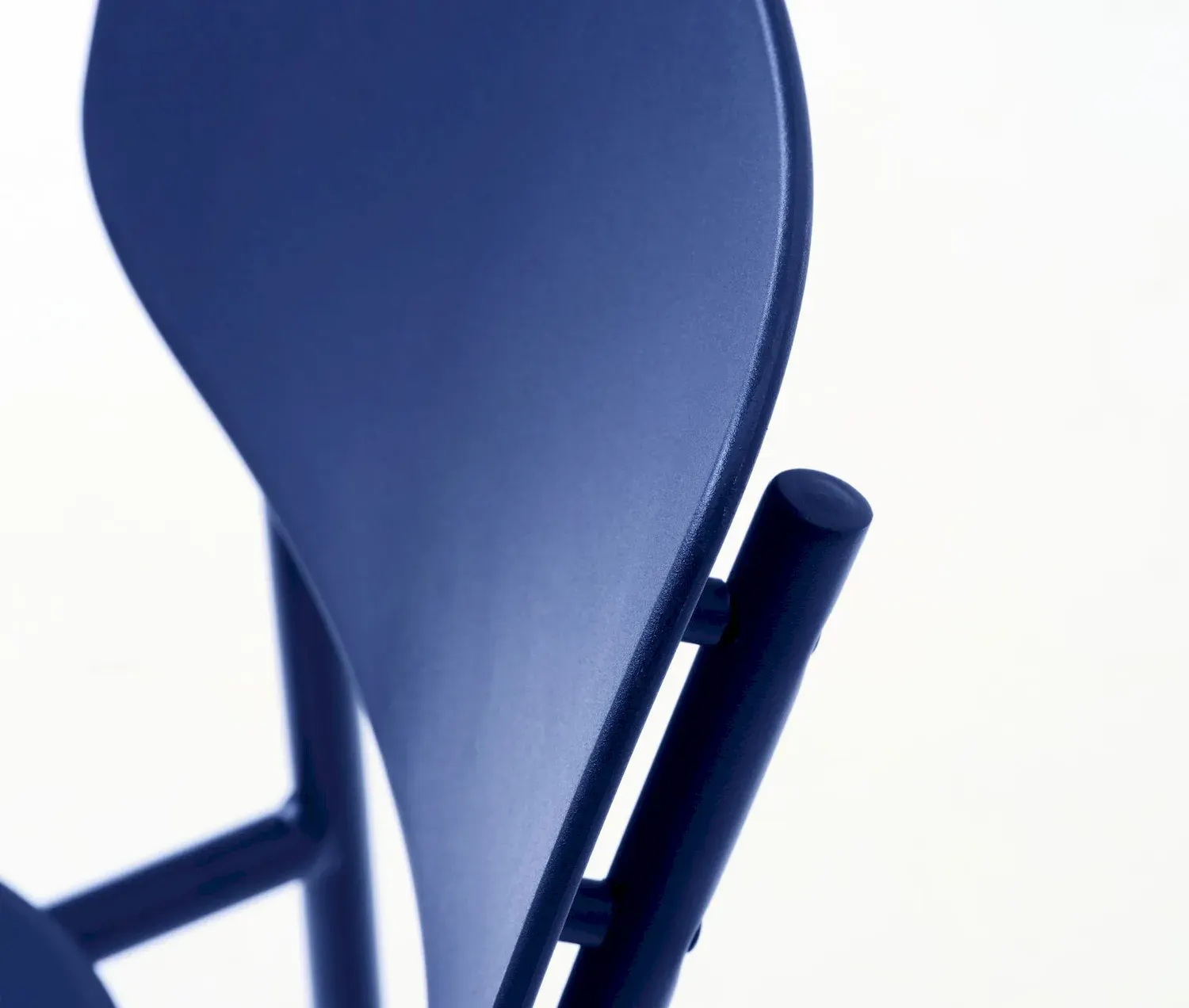 Krzesło metalowe KIRKLAND - niebieski - UN_54310003