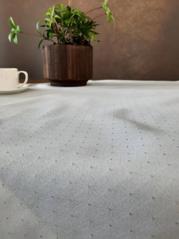 OBRUS ELLEN 145 X 280 CM BIAŁY — zdjęcie 14
