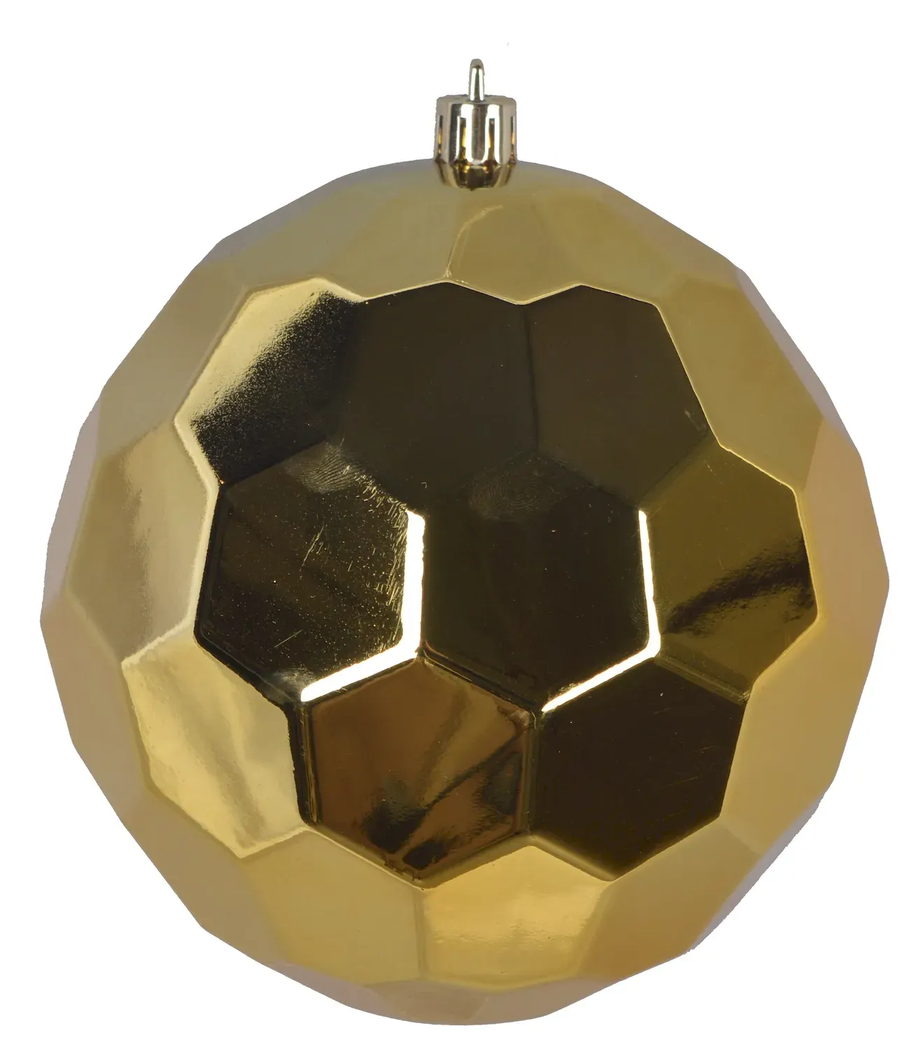 BOMBKA geometryczna plastikowa 2572 złota