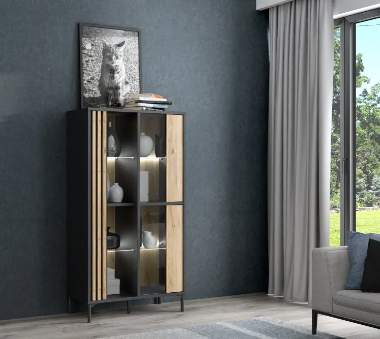 Witryna JOAKIMIS Dąb Mauvella JMXV521-M637 FORTE - JMXV521-M637