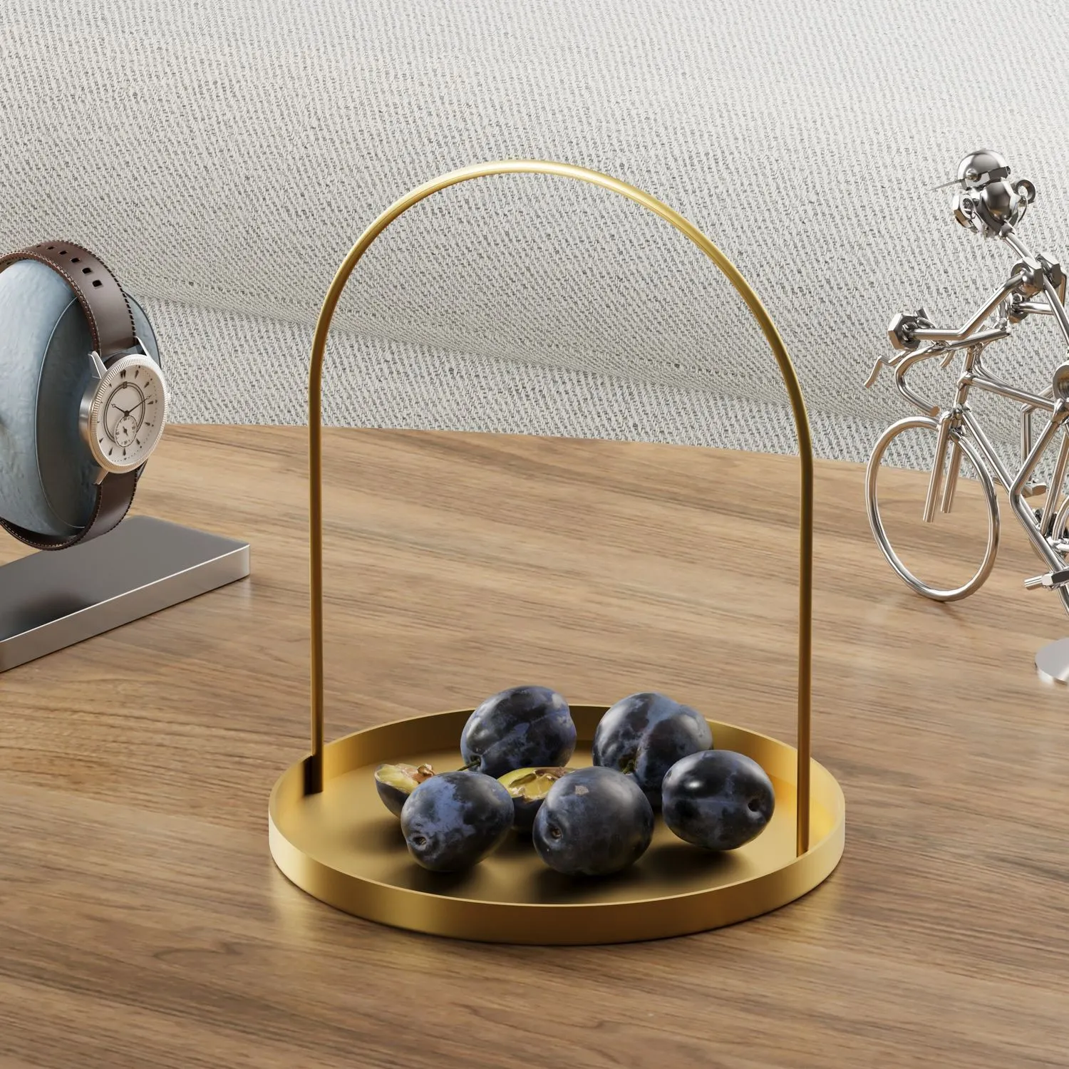 Metalowa ozdoba KOS B złota - ASI_247HFM1117