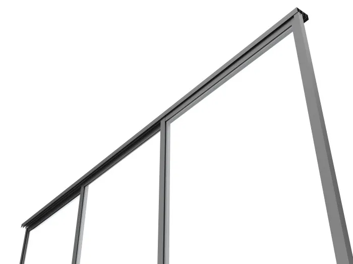 Drzwi przesuwne szklane LUXE 270x218cm do 3m antracyt - MI_5905610251550