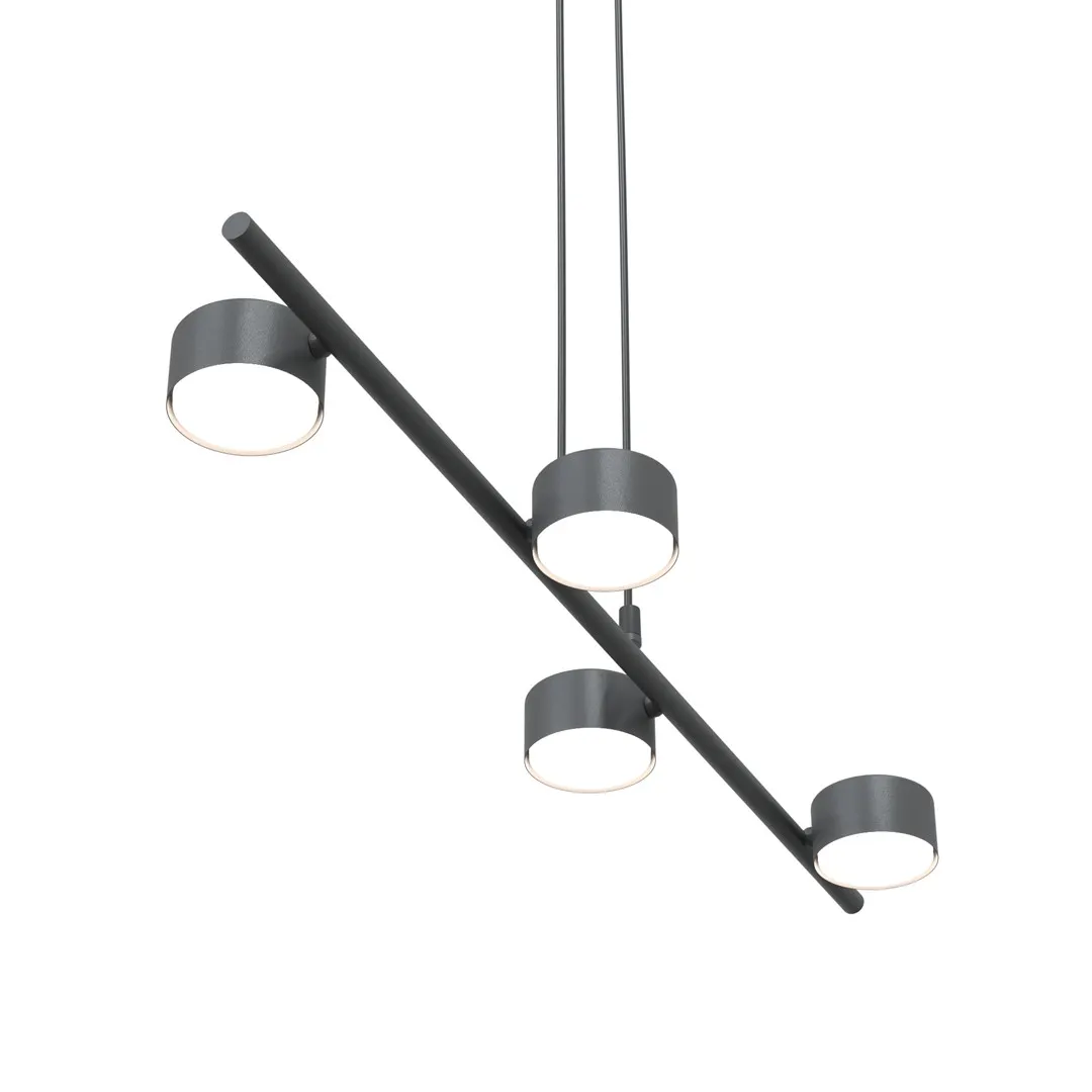 Lampa wisząca SORA 4 BL czarna - 1440/4