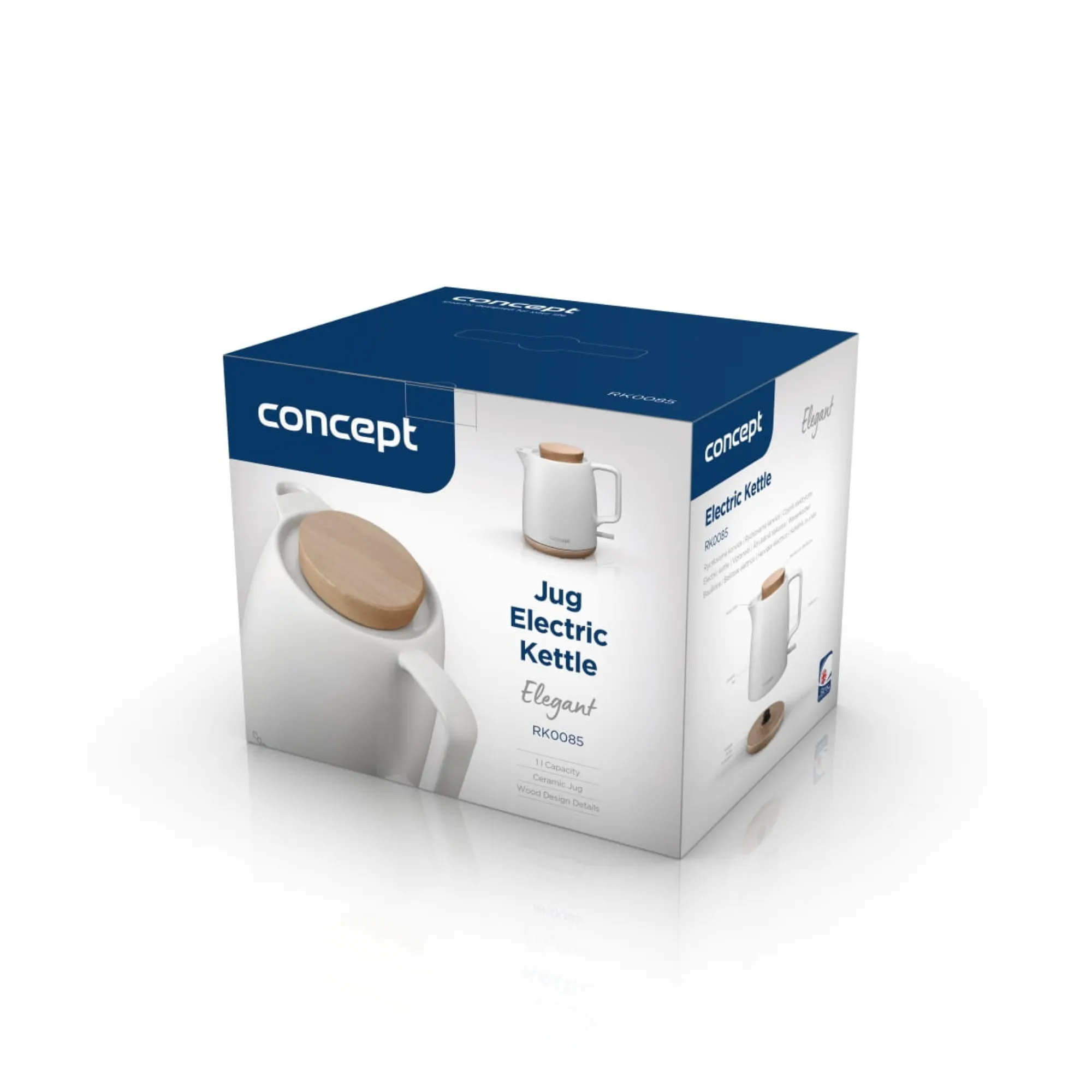 czajnik elektryczny, kocioł elektryczny, drewniany koreczek?, metalowy?, design elegancki