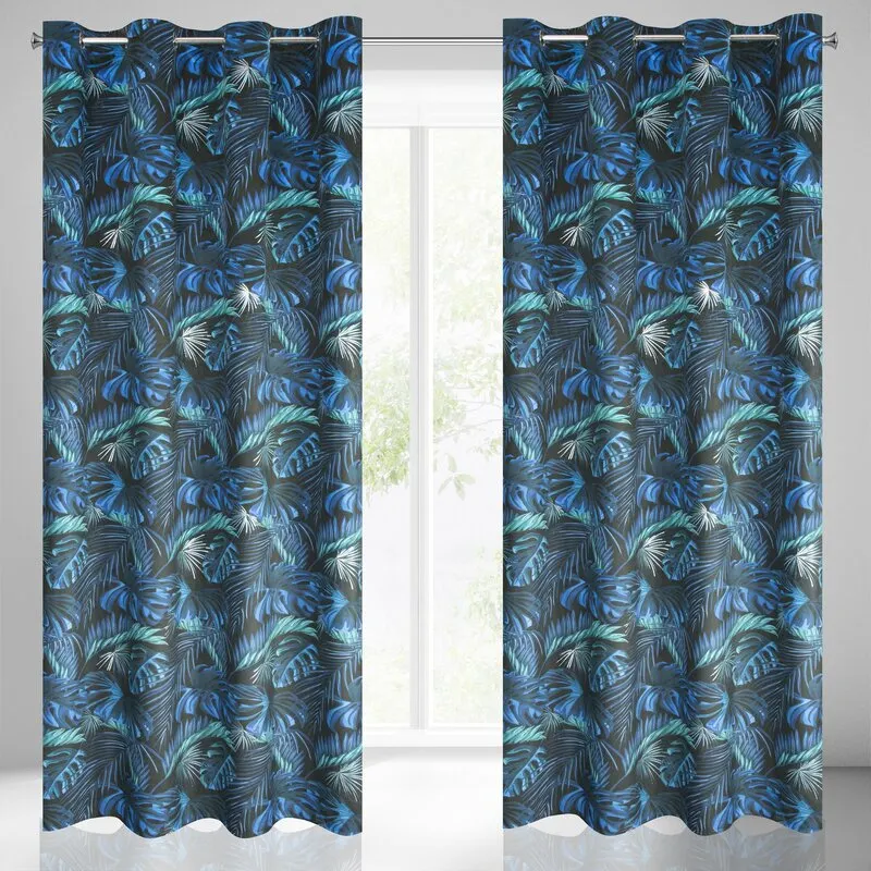 ZASŁONA GOTOWA LAZUR 140 X 250 CM CZARNY ZASŁONA GOTOWA LAZUR 140 X 250 CM CZARNY