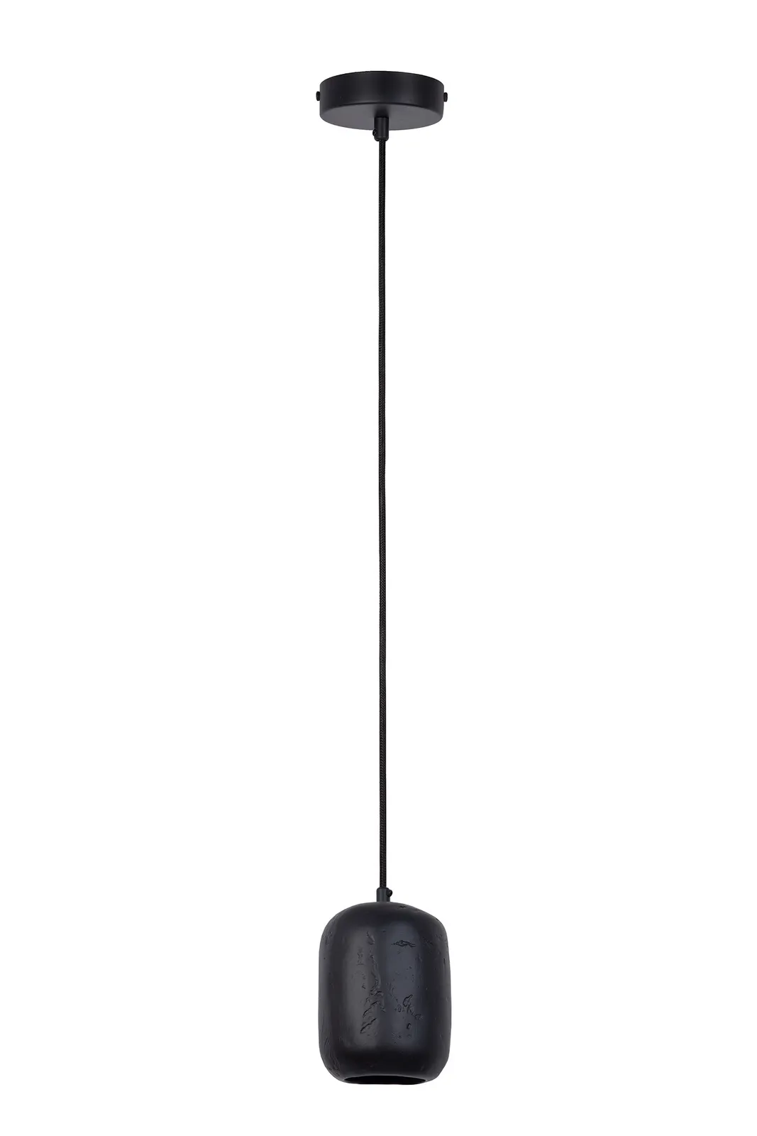 Lampa wisząca OLO 1 ceramiczny klosz czarna Lampa