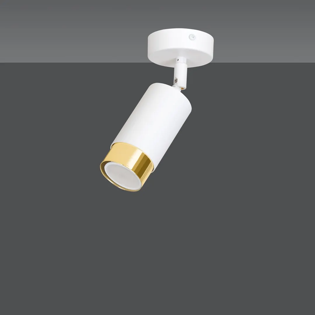 Lampa sufitowa HIRO 1 biały złoty — zdjęcie 2