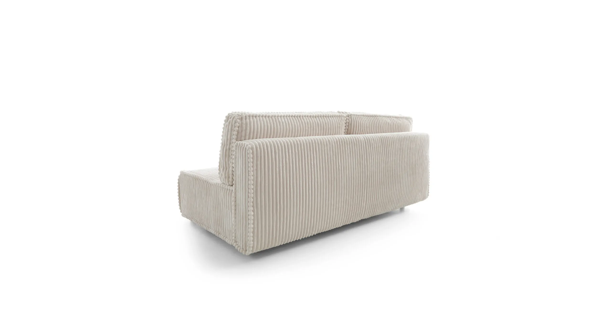 Sofa rozkładana KOMMA funkcja spania - tkanina Tilia 01 kremowa - KOMMA_SOF_TILIA01