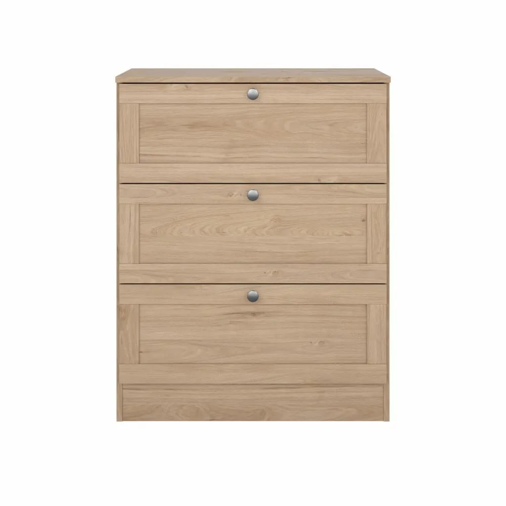 Komoda z 3 szufladami BILLUND 70 cm Jackson Hickory - TV_68055HLHL