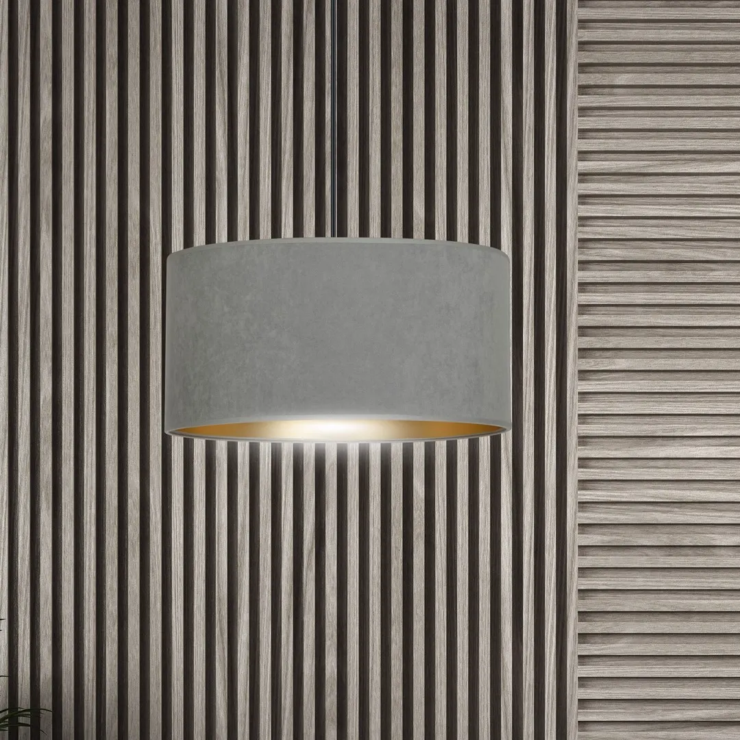 Lampa wisząca HILDE 1 czarny szary — zdjęcie 7