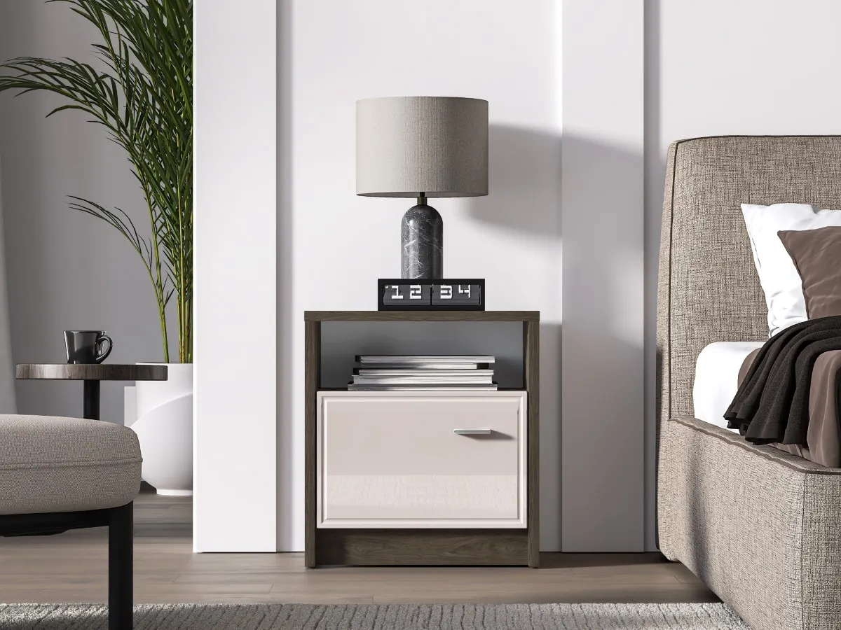 Szafka nocna z wnęką AVANTE 50x55 kaszmir dąb Windmill - 1AVAN08-001