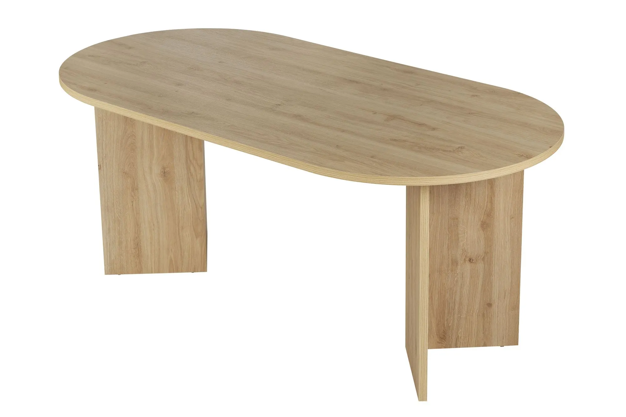 Stół owalny SABLIN 90x180 dąb - ASI_353NRD1127