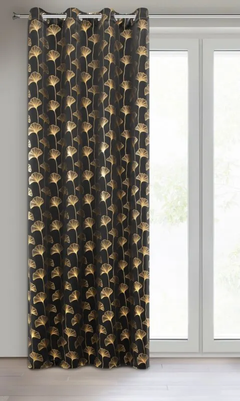 ZASŁONA CLARA 135X250 CM CZARNY - EU_367217