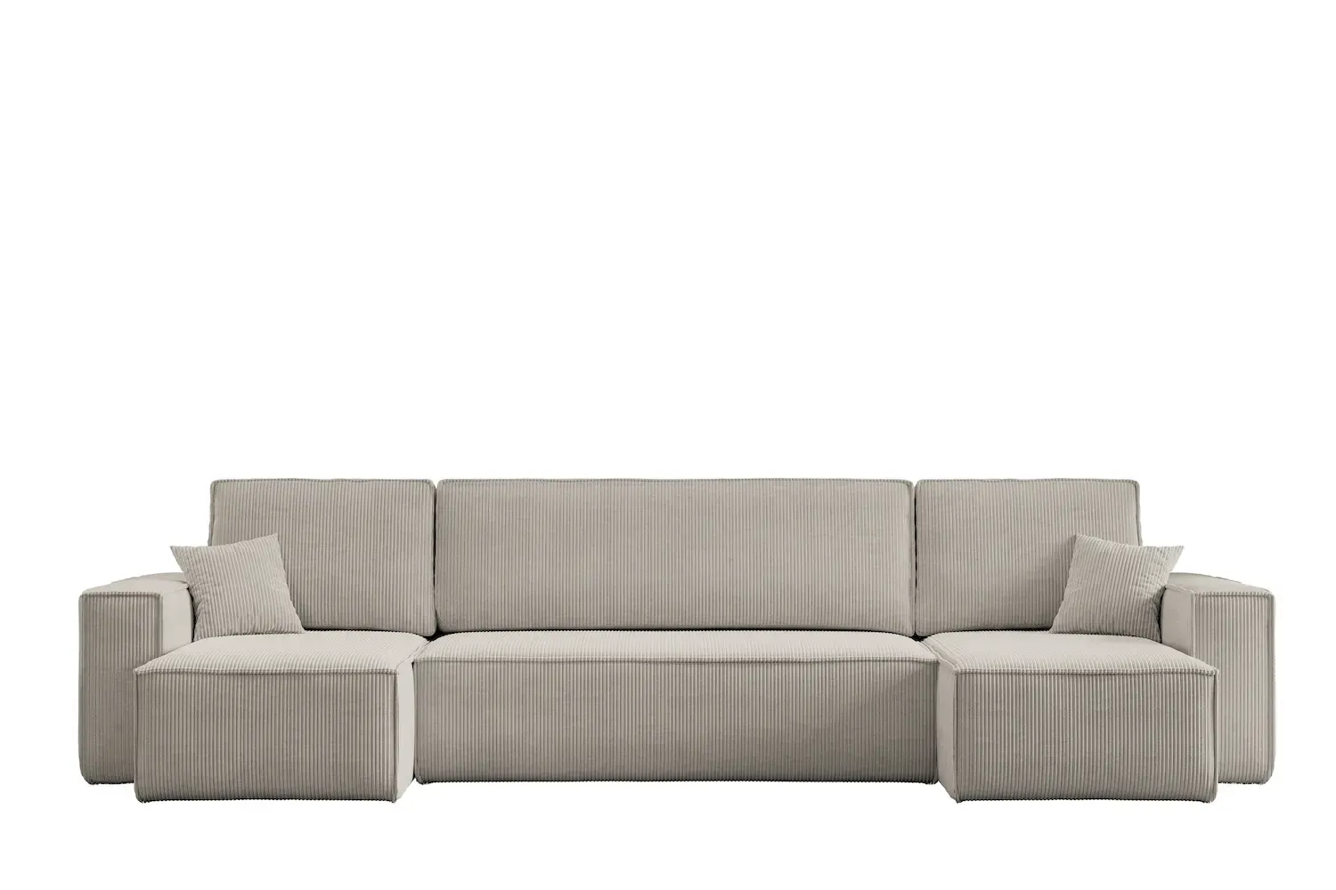 Narożnik uniwersalny KARL U rozkładany tkanina Poso 100 waniliowy - NAROZNIK_KARL_U_POSO100