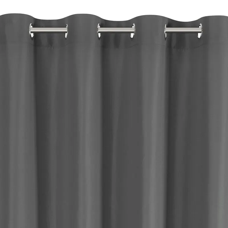 ZASŁONA GOTOWA ADARI 140 X 250 CM GRAFITOWY - EU_457118