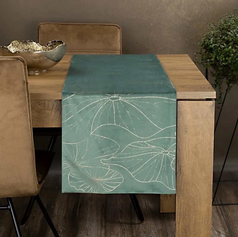 OBRUS BLINK 18 35 X 140 CM CIEMNOMIĘTOWY - EU_390050