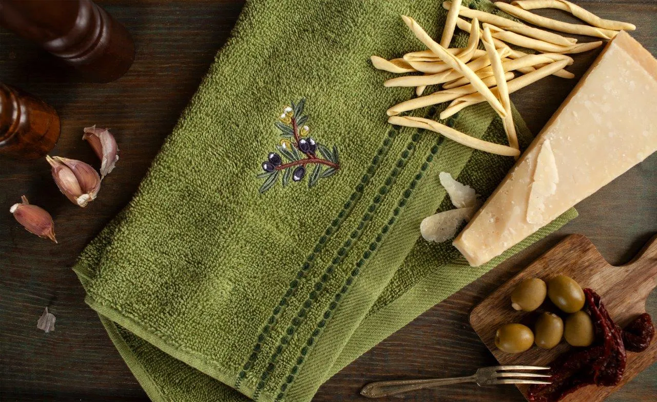 Ręczniki kuchenne 30x50 zestaw 3 szt. OLIWKI 003 - FARO_28549