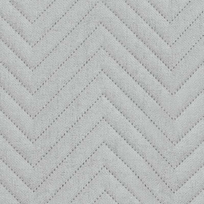 Narzuta pikowana LEN 3 200 X 220 cm Srebrny - EU_458229