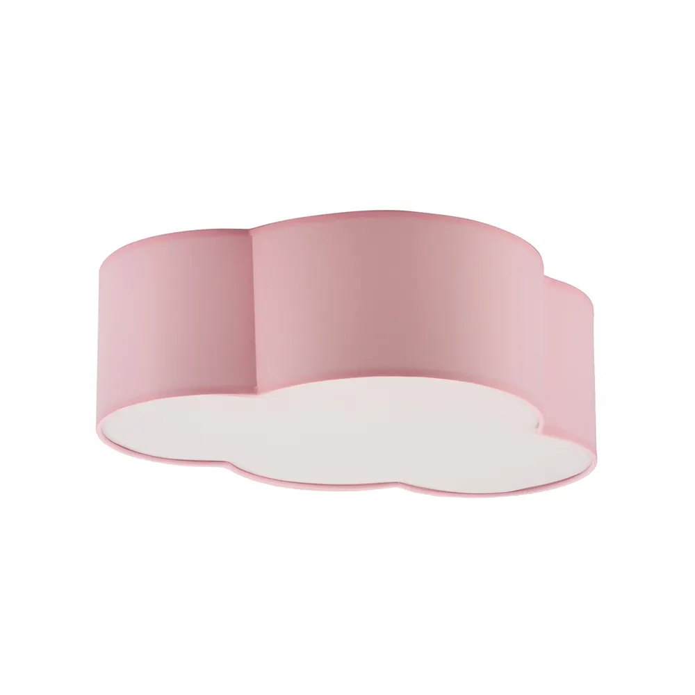 Plafon / Kinkiet CLOUD różowy pastelowy z białym 41x31x13cm