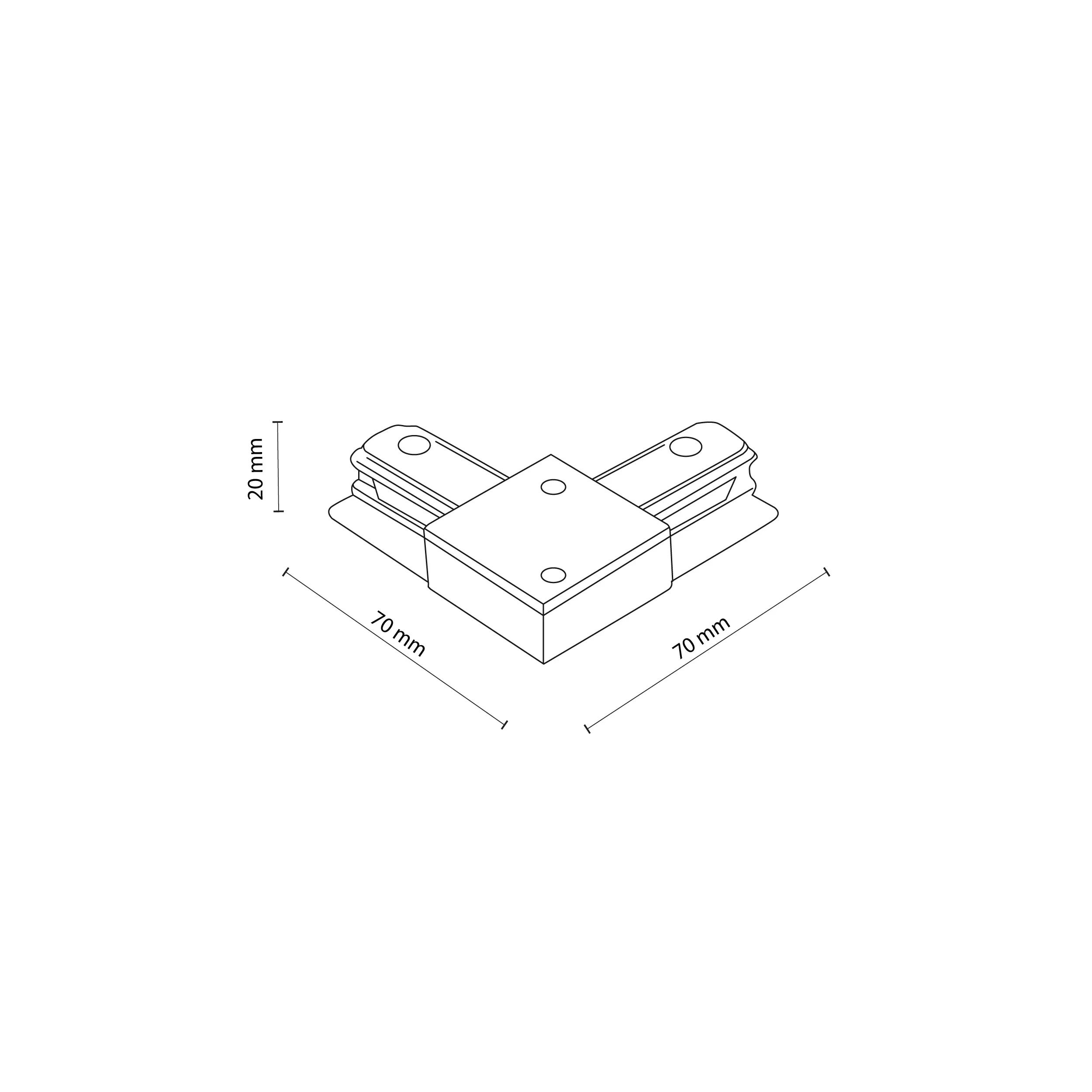 Tracer Złącze Kątowe Białe Tracer Connectors — zdjęcie 2