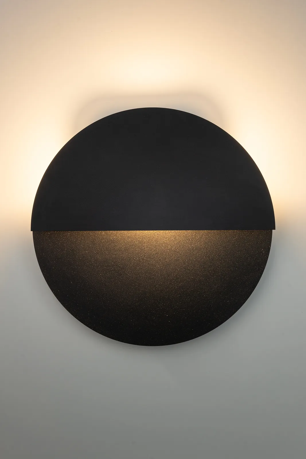 Kinkiet okrągły LUNA M czarny - SI_40862