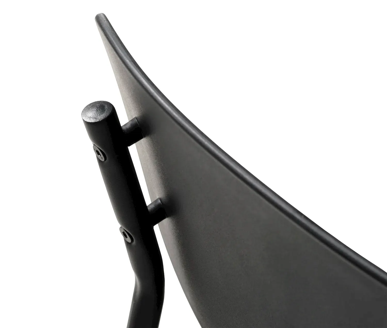 Krzesło metalowe KIRKLAND - czarne - UN_54310000