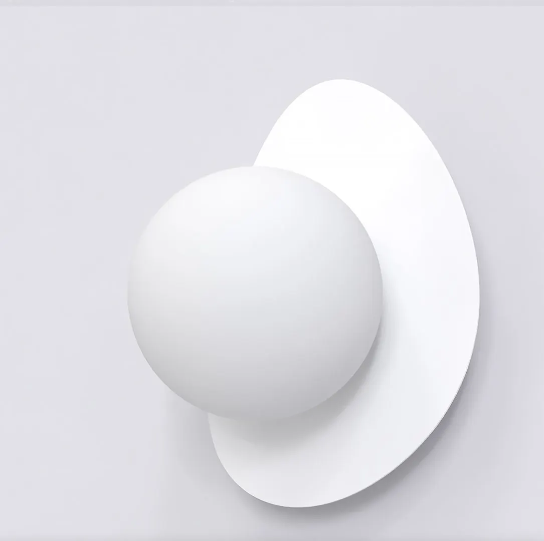 Kinkiet metalowy OVO K1 biały - 1528/K1