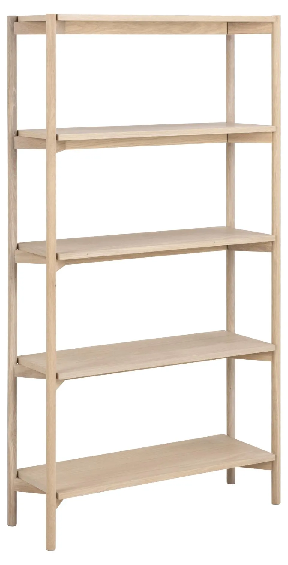 Regał wysoki NORTH fornir dębowy bielony, olejowany 86x30x160 Regał wysoki NORTH fornir dębowy bielony, olejowany 86x30x160