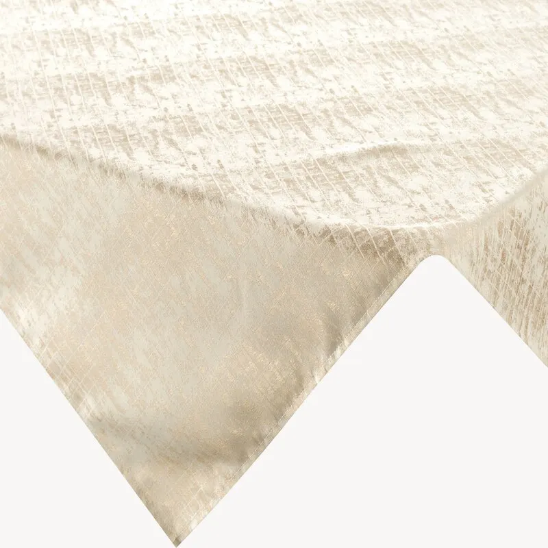 OBRUS ALINA 85 X 85 CM BEŻOWY - EU_440367